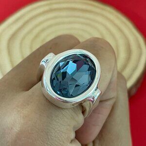 Uno de 50 Ring RING ORION Blue SWAROVSK